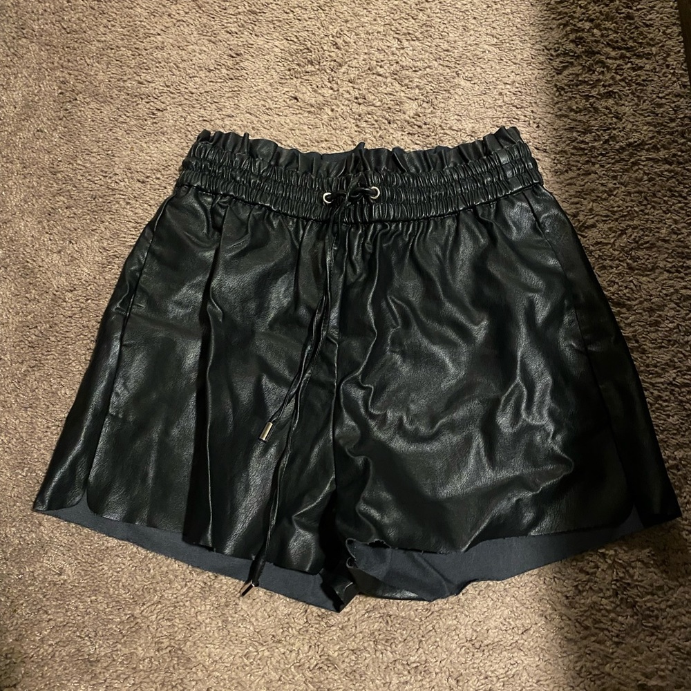 Brand new leather shorts